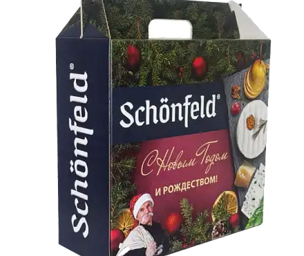 Рождественская упаковка для наборов Фабрика упаковки в Москве - производство гофротары “ГофроМир” фото