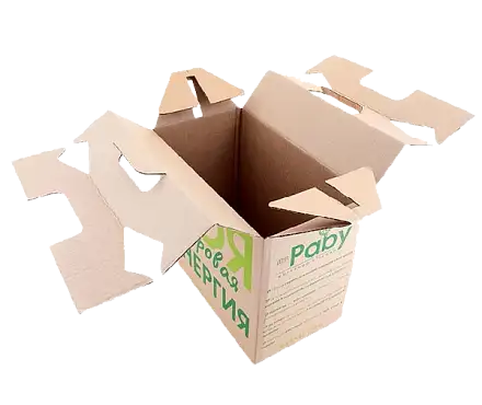 Коробка с ручками для доставки еды Фабрика упаковки в Москве - производство гофротары “ГофроМир” фото